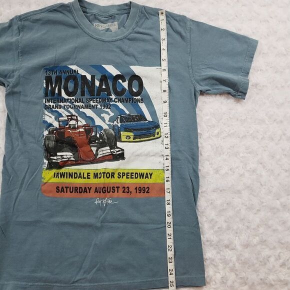 Monaco 1992 Irwindale Motor Speedway Ring of Fire Graphic Tshirt Mens Size Small - Picture 6 of 6